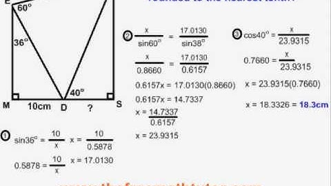 Trig Problems With All 5 Formulas - Example 2