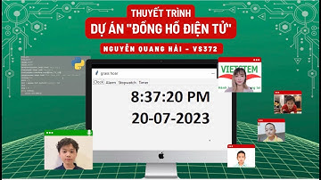 Đồng Hồ Điện Tử - Nguyễn Quang Hải  - Lớp lập trình Python VS372