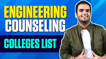 Colleges List (Reference) & Option Form Filling - RG Lectures - Engineering Counselling