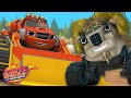 Bulldozer Blaze vs. Bighorns! | Blaze and the Monster Machines