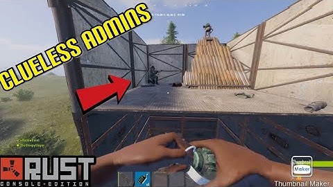 We Countered Admins...and Won!? #rust #console #gaming #pvp #raid 