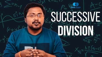 WBCS | Successive Division Method | MATHS
