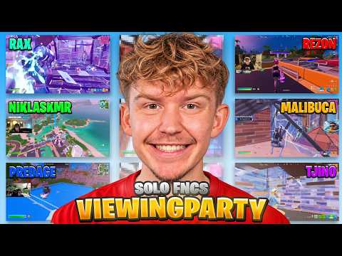 DIE BESTEN SPIELER EUROPAS IN EINER LOBBY! 🤯 (Solo FNCS Woche 3 Runde 1 Viewingparty)