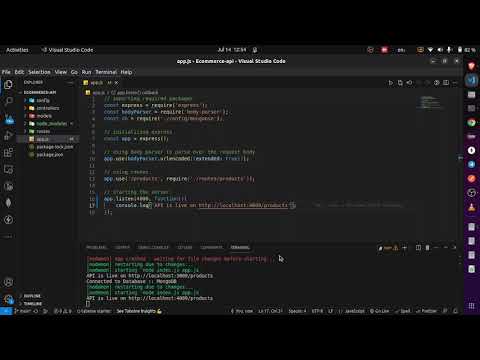 Ecommerce api coding ninja skill test