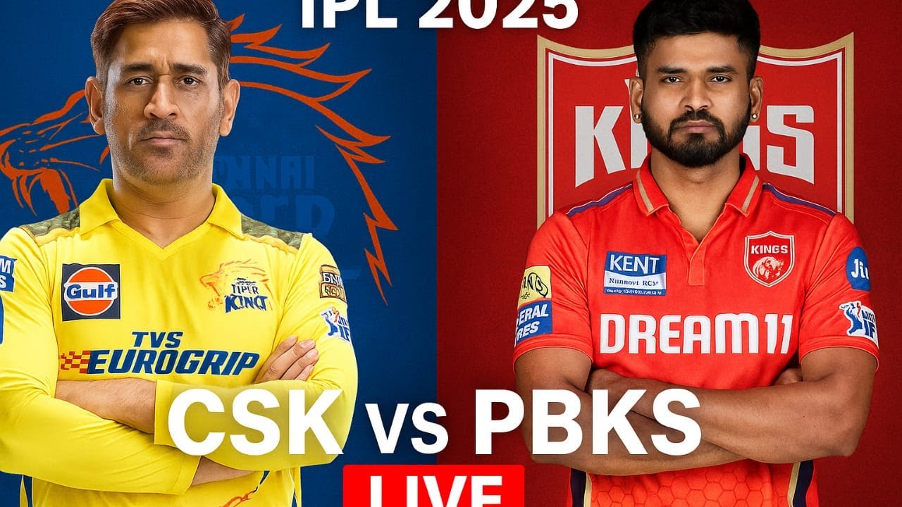 LIVE: CSK vs PBKS | Match 49 | TATA IPL 2025 | Chennai Super Kings vs Punjab Kings