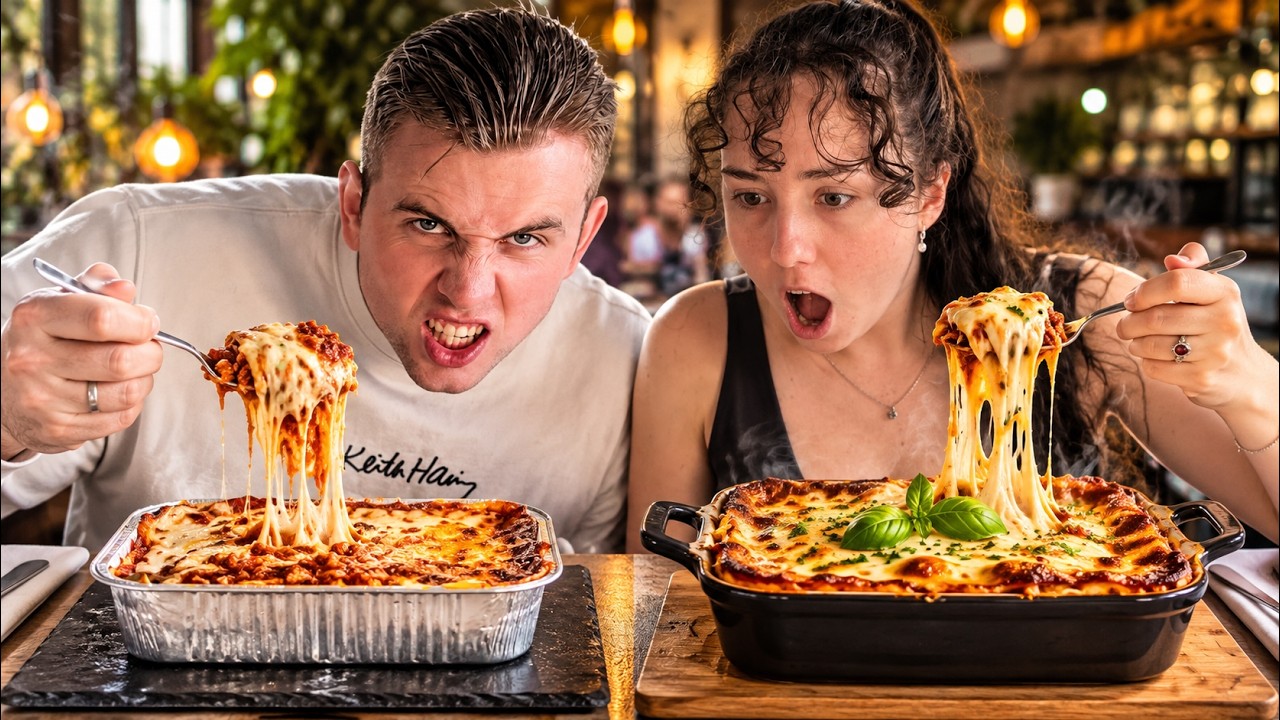 Can a €5 Frozen Lasagna Beat a €23 Italian Lasagna?