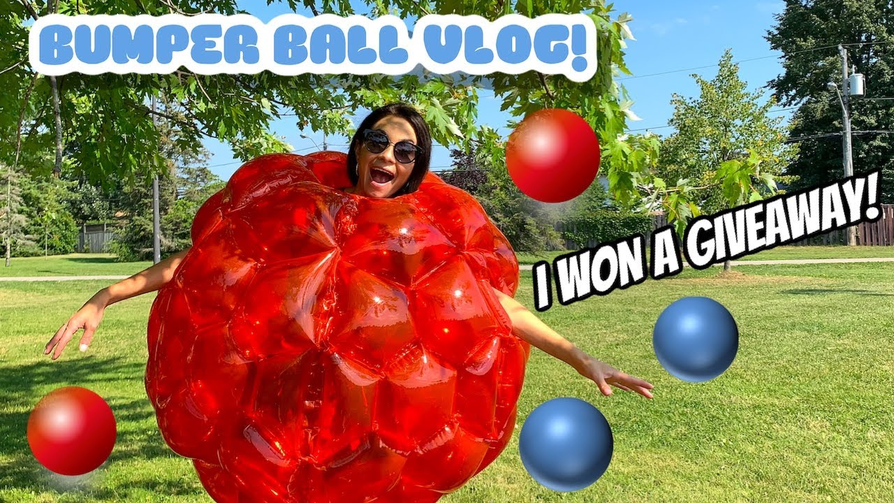 BUMPER BALL VLOG!!! I Won a Giveaway!!!