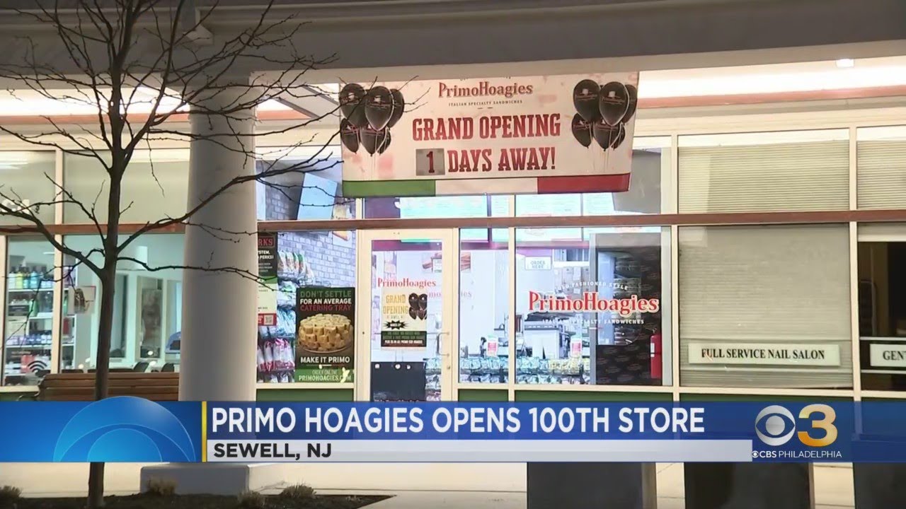 Primo Hoagies opening 100th store in Sewell, New Jersey YouTube
