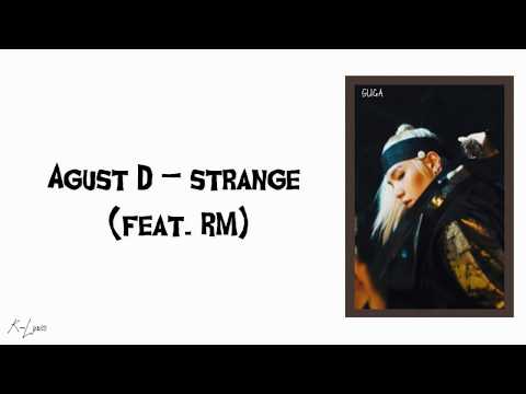 Agust D – strange (feat. RM) Easy Lyrics