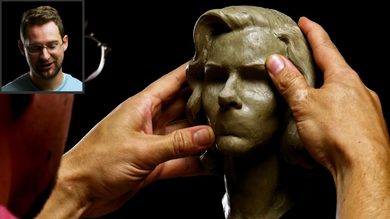 Лепка портрета из глины для начинающих