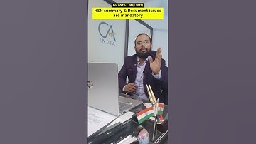 HSN Code Summary in GST 2025  | Mandatory to fill in gstr1 | GST in Hindi #shorts