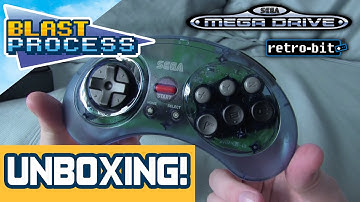Retro-Bit Official SEGA Mega Drive 2.4Ghz Wireless Controller Unboxing!
