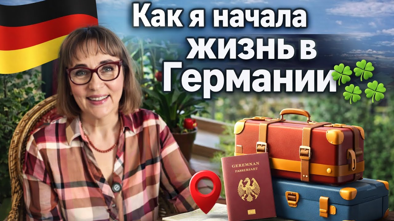 Как я начала жизнь в Германии 🍀🍀🍀🍀