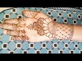 Easy front hand mehndi design 2021 staylish mehndi for wedding zikra arts