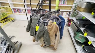 I found a MASSIVE Carhartt jacket haul at the thrift store | Trip To The Thrift