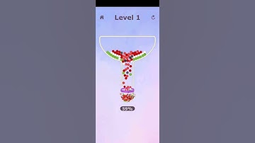 Pin Puzzle Level 1 | Pull The Pin To Let All Balls Fall Into Container | Pull & Solve Game