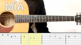 Belén Aguilera - MÍA (Easy Guitar Tutorial Tabs)