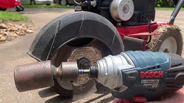 Easiest way to change a lawn edger blade