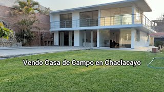 Vendo Casa de Campo en Chaclacayo Urb. Santa Inés, Calle Los Laureles