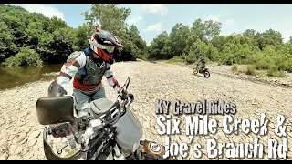 Six Mile Creek & Joes Branch Road Dual Sport Ride with Dane:  DRZ400s & Husky  501