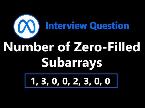 Number of Zero-Filled Subarrays - Leetcode 2348 - Python