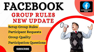 How To Setting Facebook Group Rules New Update