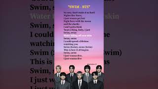 Swim - BTS (lyrics) ‪#lyrics #bts #swim #newsong #trending