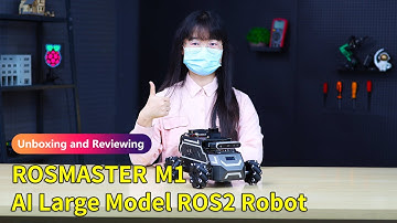 【Unboxing & Reviewing】--ROSMASTER M1 AI Large Model ROS2 Robot with Mecanum Wheel