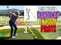 He cut his handicap in half by doing these 3 simple things