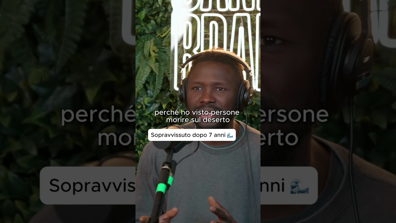 Sopravvisuto al viaggio in mare per venire in Italia 