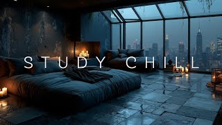 Calm Focus Music & Chill Work Beats | Rainy City Ambience | Deep Productivity Flow