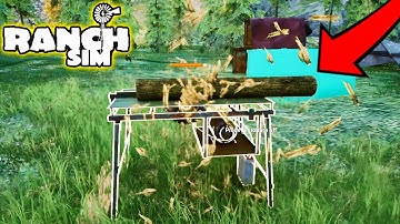 How To Craft Wood Planks In Ranch Simulator
