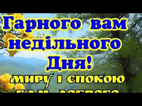 ДОБРОГО РАНКУ//ГАРНОГО НЕДІЛЬНОГО ДНЯ