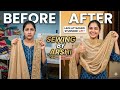 Sapphire How To Attache Lace With Patti On dupatta Side Slit And Daman | Easy Cutting And Stitching