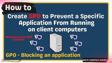 Create GPO to Blocking Any application with Group Policy | Windows Server 2019 / 2022