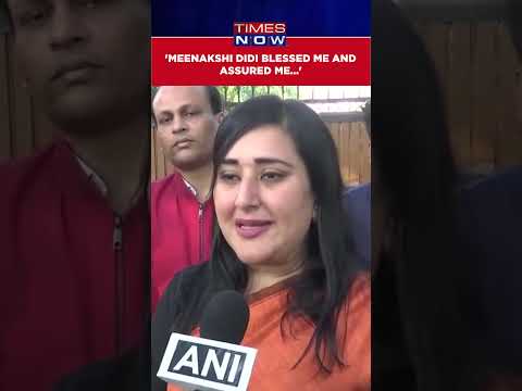 Lok Sabha Election: BJP&#39;s New Delhi Lok Sabha Seat Candidate Bansuri Swaraj Meets Meenakshi Lekhi