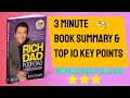 RICH DAD POOR DAD BOOK SUMMARY | IN 3 MINS