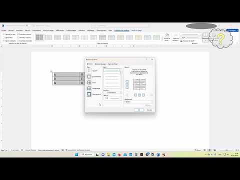Comment modifier les bordures d'un tableau avec Word