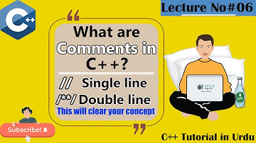 6. Comments in C++ |What are single & multi-line Comment |C++ course for beginner #TheCodingVault