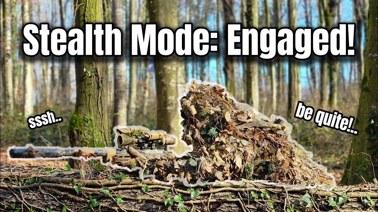 Ultimate Stealth Airsoft Gameplay! (Ghillie Sniper)