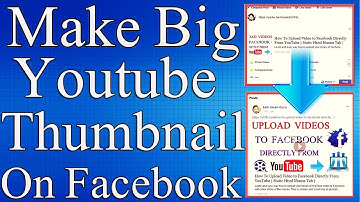 How To Make Large Youtube Thumbnail on Facebook | Increase Youtube Video Views in Hindi/Urdu