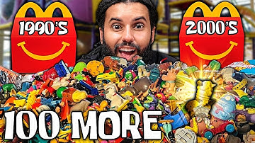 Opening OVER 100 McDonalds Happy Meal Toys From 90/2000s