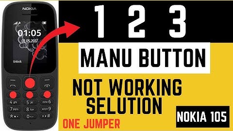 1,2,3 and Manu button not working selution Nokia 105/TA-1174/ Nokia keypad problem fix