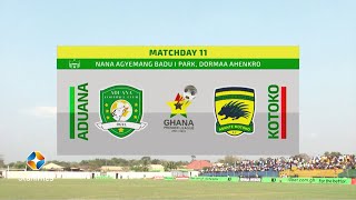 ADUANA STARS 0 : 2 ASANTE KOTOKO - EXTENDED HIGHLIGHTS | WK 11