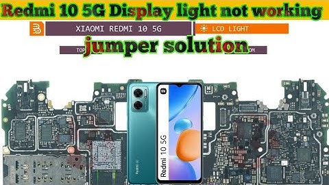 Redmi 10 5G Display light not working problem solution|#youtubeviralvideo