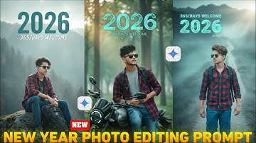  “2026 New Trending AI Photo Editing🥀🌷 | Happy New Year Edit | Gemini AI Prompt Tutorial” |