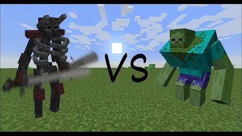 MUTANT ZOMBIE VS. MUTANT WITHER SKELETON - Minecraft Mob Battle