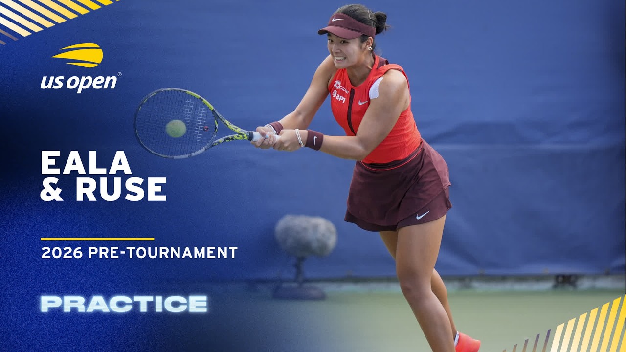 LIVE | Alexandra Eala and Elena-Gabriela Ruse | Practice Session | 2026 US Open
