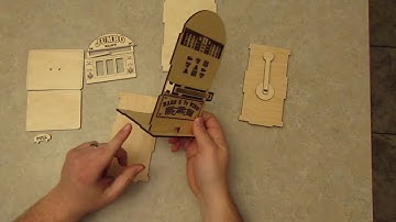 Laser Cut Slot Machine Box Assembly