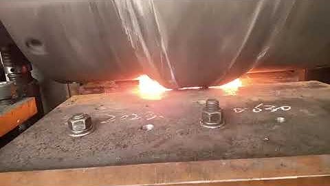 Cross wedge rolling mill processing billet with large amount of deformation: 75mm to 24mm